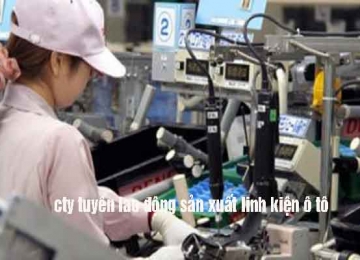 Thông tin đơn hàng sản xuất linh kiện ô tô tại Đài Loan